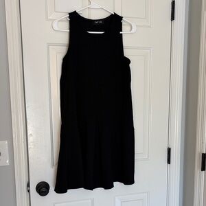 Black Sleeveless Mini Dress